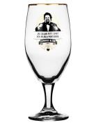 Beer Glass No:2 "Jag Gillar Fett" Home Tableware Glass Beer Glass Nude...