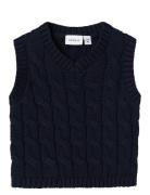 Nbmremon Knit Slipover Tops Vests Navy Name It