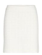 Brielle Short Knitted Skirt Skirts Short Skirts White Bubbleroom