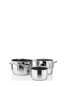 Stainless Steel Grydesæt 3 Stk. Keramisk Slip-Let® Home Kitchen Pots &...