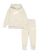 Ee-Fleece/Terry Set Sport Sweatsuits Beige Nike