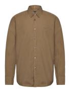 Relegant_6_M Tops Shirts Casual Khaki Green BOSS