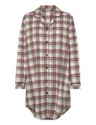 Cotton Flannel Nightshirt Nattøj Cream Lady Avenue