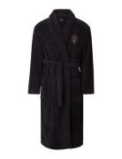 Lesley Fleece Robe Home Textiles Bathroom Textiles Robes Black Lexingt...