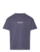 Jorvesterbro Tee Ss Crew Neck Noos Jnr Tops T-Kortærmet Skjorte Navy J...