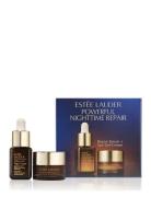 Powerful Nighttime Repair Serum + Eye Set Hudplejesæt Nude Estée Laude...