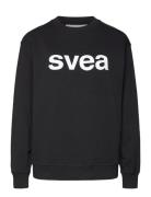 Swcowen Sweatshirt Tops Sweatshirts & Hoodies Sweatshirts Black Svea