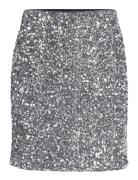 Objkinne Hw Mini Skirt 136 Div Skirts Short Skirts Silver Object