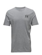 Ua M Sportstyle Lc Ss Sport T-Kortærmet Skjorte Grey Under Armour