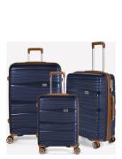 Rw Travel Alfrida Collection 3-Set Bags Suitcases Blue RakelW Travel