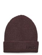 Halo Wool Mix Beanie Accessories Headwear Beanies Burgundy HALO