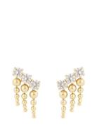 Billie Small Tassel Ear G/Clear - Ørestickere Smykker Gold SNÖ Of Swed...