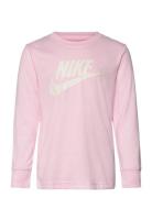 Ls-L/S Tee Tops T-shirts Long-sleeved T-Skjorte Pink Nike