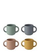 Gene Cup 4-Pack Home Meal Time Cups & Mugs Cups Blue Liewood