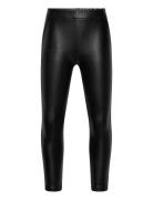 Leather-Effect Leggings Bottoms Leggings Black Mango