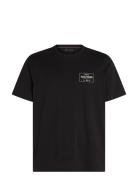 Monotype Printed Label Tee Tops T-Kortærmet Skjorte Black Tommy Hilfig...