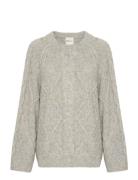 Veramw Knit Pullover Tops Knitwear Jumpers Grey My Essential Wardrobe