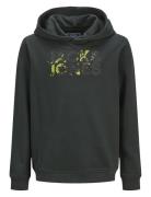 Jjstyd Corp Splash Sweat Hood Ln Jnr Tops Sweatshirts & Hoodies Hoodie...