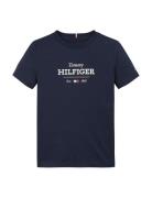 Monotype 1985 Reg Tee Ss Tops T-Kortærmet Skjorte Navy Tommy Hilfiger