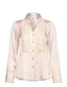 Gilliflowerbbbalida Shirt Tops Blouses Long-sleeved Cream Bruuns Bazaa...