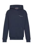 U Mini Corp Logo Hoodie Tops Sweatshirts & Hoodies Hoodies Navy Tommy ...