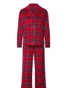 Fleece Pyjama Set Pyjamas Nattøj Red Hunkemöller