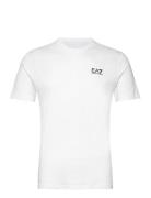 T-Shirt Tops T-Kortærmet Skjorte White EA7