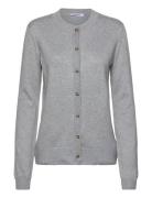 Srmarla Cardigan Knit Tops Knitwear Cardigans Grey Soft Rebels