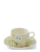 William & Morris Teacup & Saucer Home Tableware Cups & Mugs Tea Cups M...