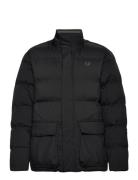 Padded Pocket Detail Jkt Foret Jakke Black Fred Perry