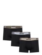 Trunk 3P Power Boxershorts Black BOSS