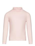 Turtleneck T-Shirt Tops T-shirts Turtleneck Pink Mango