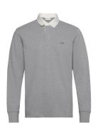 Reg Shield Heavy Rugger Tops Polos Long-sleeved Grey GANT