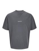 Jcokinetic Dyed Tee Ss Crew Neck Jnr Tops T-Kortærmet Skjorte Grey Jac...