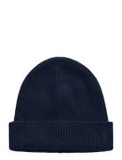 Fine Knitted Wool Beanie Accessories Headwear Beanies Navy GANT