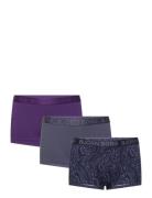 Core Minishorts 3P Night & Underwear Underwear Underpants Purple Björn...