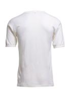 Dovre Wool T-Shirt Tops T-Kortærmet Skjorte Cream Dovre