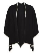 Araja Tops Knitwear Ponchos Black Andiata