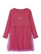 Nmfrarana Ls Dress Pb Dresses & Skirts Dresses Partydresses Pink Name ...