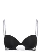 Lightly Lined Demi Lingerie Bras & Tops T-shirt Bras Black Calvin Klei...