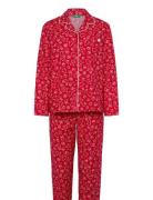 Pyjama(Jacket+Trouse Pyjamas Nattøj Red United Colors Of Benetton