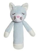 Diinglisar, Rattle, Cat, Baby Blue Toys Baby Toys Rattles Blue Teddyko...