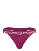 Lace & Shine Thong G-streng Undertøj Purple Hunkemöller