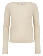 Nualana Pullover Tops Knitwear Jumpers Cream Nümph