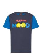 Lwtano 628 - T-Shirt S/S Tops T-Kortærmet Skjorte Blue LEGO Kidswear