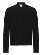 Goal Cardigan Black Boucle Tops Knitwear Cardigans Black Hope