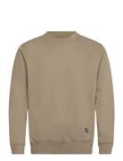 Light Terry Asker Sweat Tops Sweatshirts & Hoodies Sweatshirts Beige M...