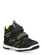 Kasuri High-top Sneakers Black Leaf