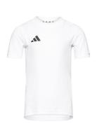 J Team Tee Tops T-Kortærmet Skjorte White Adidas Sportswear