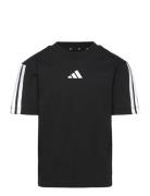 J 3S Tee 160 Tops T-Kortærmet Skjorte Black Adidas Sportswear